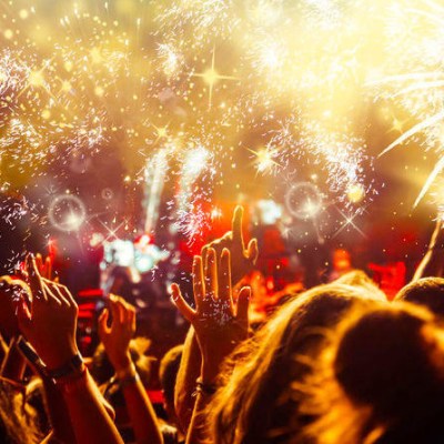 fireworks in the sky