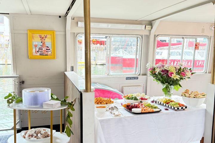 a person standing in a room