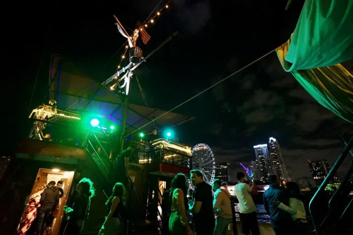 a group of people on a stage