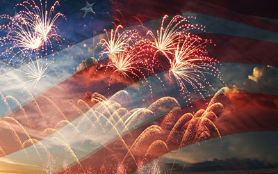a group of fireworks in the sky