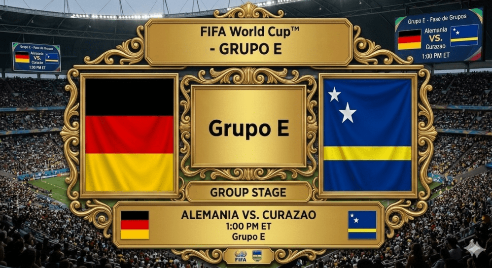 Partido Alemania vs Curazao Grupo E Mundial 2026 en Miami
